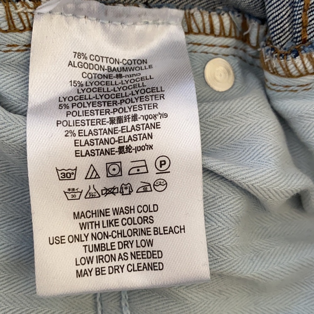 Free people blue jeans buttons fly size 28 - Picture 13 of 13